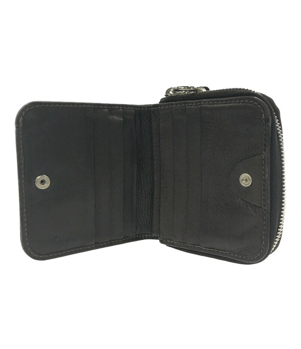 Chloe Wallet Bi Paddington Charm Lock fold Black